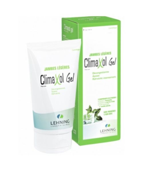 Climaxol Gel 125 Ml - Es un gel que alivia la sensación de pesadez y malestar de las piernas fatigadas, especialmente en personas que permanecen de pie o sentadas de forma prolongada, por el calor, por la vida sedentaria.