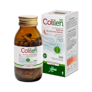  - Calma el síndrome del intestino irritable caracterizado por dolor, hinchazón abdominal e irregularidad intestinal.