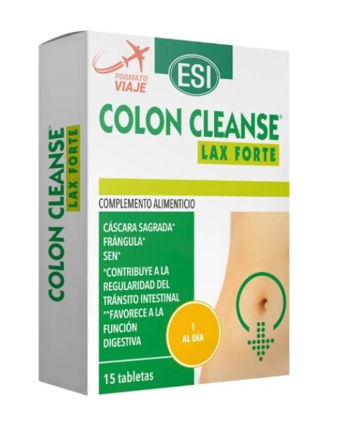 Colon Cleanse Lax Forte - Laxante. Mejora tu tránsito intestinal. Es un complemento a base de una mezcla de plantas que regula de forma natural la función intestinal diaria. 