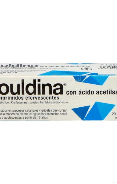 Couldina con Ácido Acetilsalicílico