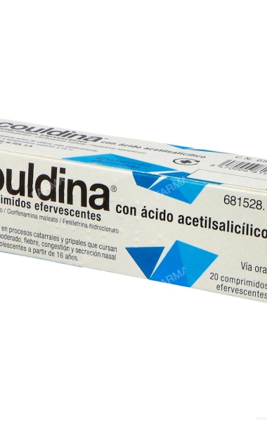 Couldina con Ácido Acetilsalicílico