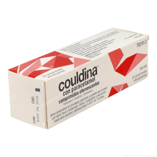 Couldina con paracetamol