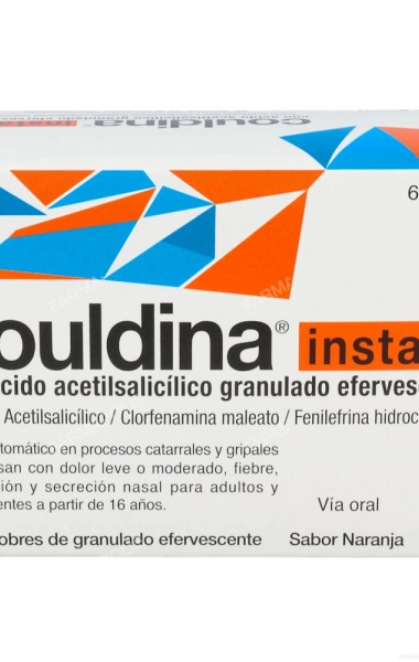 Couldina instant con Ácido Acetilsalicílico