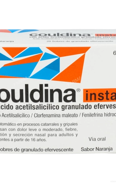 Couldina instant con Ácido Acetilsalicílico