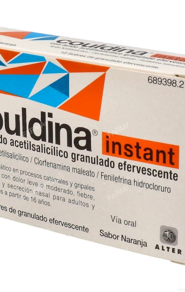 Couldina instant con Ácido Acetilsalicílico Couldina instant con Ácido Acetilsalicílico