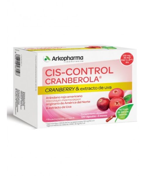 Cranberola Cys Control  - Arandano rojo para prevenir las infecciones urinarias o cistitis.