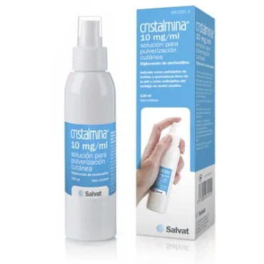  - Spray de Clorhexidina indicado en la desinfección de quemaduras leves, pequeñas heridas superficiales y rozaduras.