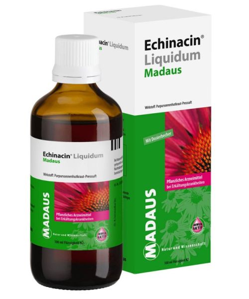 Echinacin madaus (800 mg/ml) - Inmunoestimulante para reforzar las defensas del organismo. Muy útil en periodos de resfriado común o catarro. 