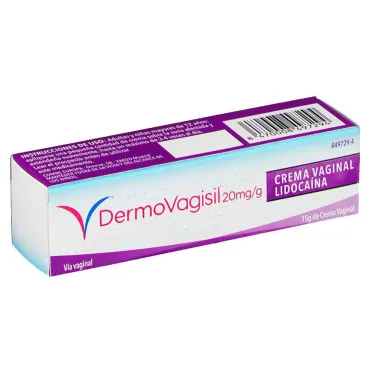  - Crema anestésica para calmar el picor de la zona vaginal externa.