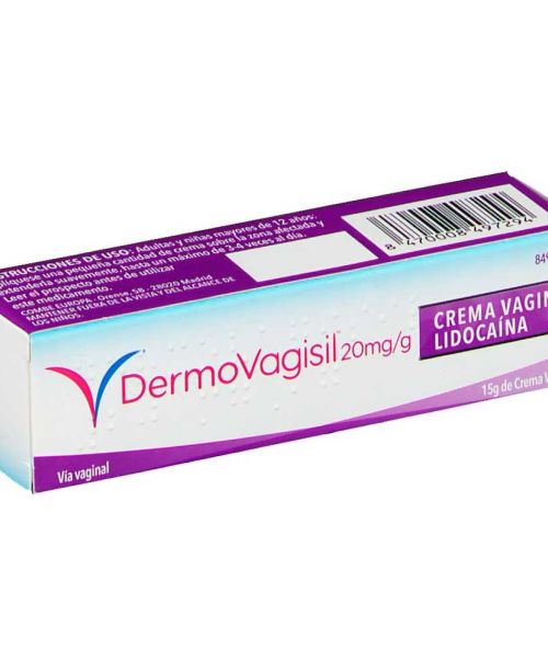 Dermovagisil 20mg/g - Crema anestésica para calmar el picor de la zona vaginal externa.