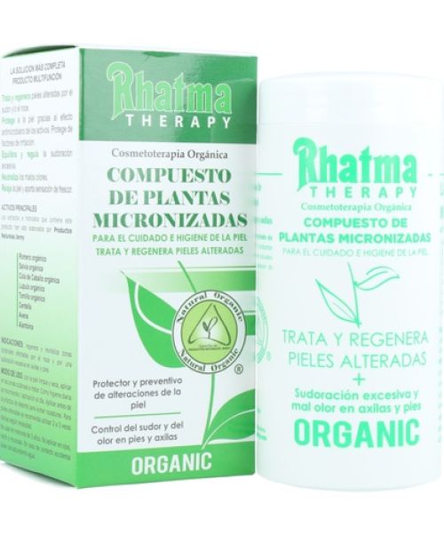 Desodorante Compuesto de Plantas - Desodorante compuesto de plantas micronizadas para el cuidado e higiene de la piel, trata y regenera las pieles alteradas.