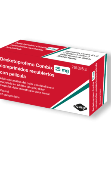 Dexketoprofeno Combix 25mg  Dexketoprofeno Combix 25mg