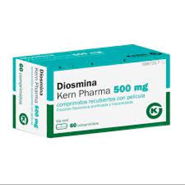 Diosmina Kern pharma 500mg Diosmina Kern pharma 500mg