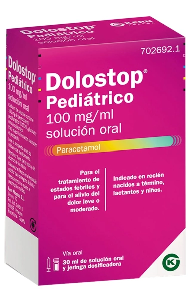 Dolostop pediátrico 100mg/ml 30ml