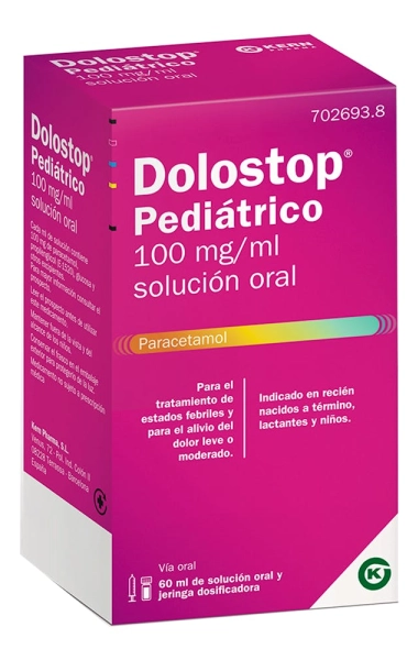 Dolostop pediátrico 100mg/ml 60ml