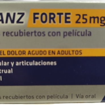  - Dolovanz es un medicamento que contiene el principio activo dexketoprofeno, un fármaco antiinflamatorio no esteroide (AINE) utilizado para aliviar dolor, inflamación y fiebre en casos como el dolor de cabeza, dolor dental, dolor menstrual, dolor de espalda, dolor de huesos y articulaciones, entre otros. 