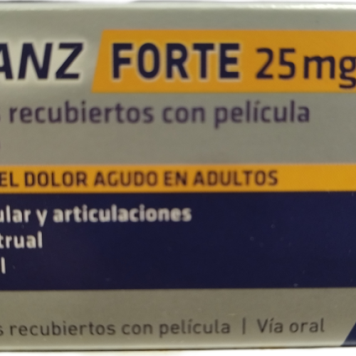  - Dolovanz es un medicamento que contiene el principio activo dexketoprofeno, un fármaco antiinflamatorio no esteroide (AINE) utilizado para aliviar dolor, inflamación y fiebre en casos como el dolor de cabeza, dolor dental, dolor menstrual, dolor de espalda, dolor de huesos y articulaciones, entre otros. 