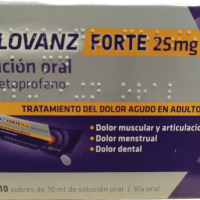 Dolovanz Forte 25mg solución oral