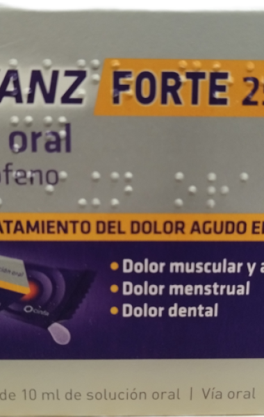 Dolovanz Forte 25mg solución oral