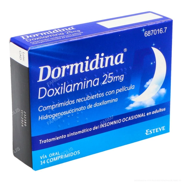 Dormidina 25mg 