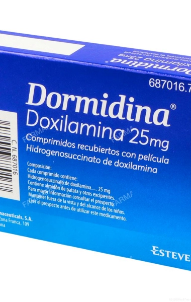 Dormidina 25mg 