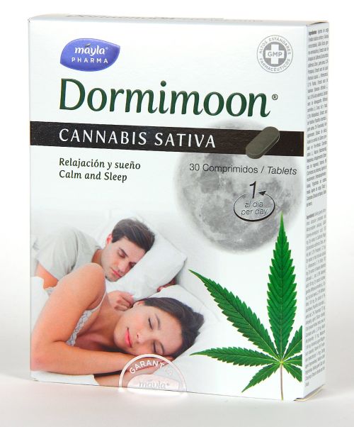Dormimoon Cannabis Sativa - Ayuda a la relajación y a conciliar el sueño.