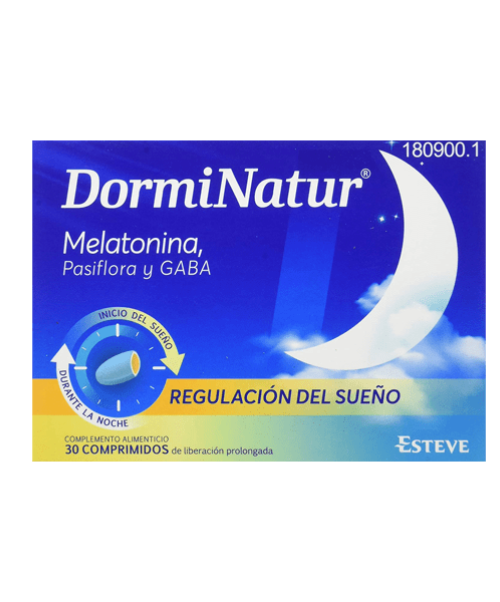 Dorminatur - Favorecer un descanso reparador tanto en el inicio del sueño como a lo largo de la noche gracias a su comprimido efecto retard que se libera en dos fases.<br>