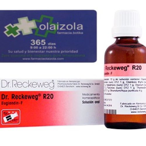  - Dr Reckeweg R20 es un medicamento homeopático indicado como estimulante y regulador de la función glandular femenina.