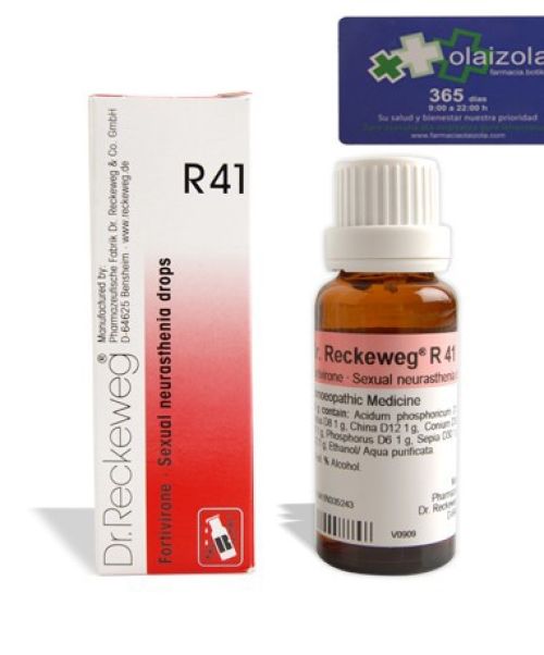r41 fortivirone - Dr Reckeweg R41 Fortivirone es un medicamento homeopático indicado para la impotencia y/o la astenia sexual.