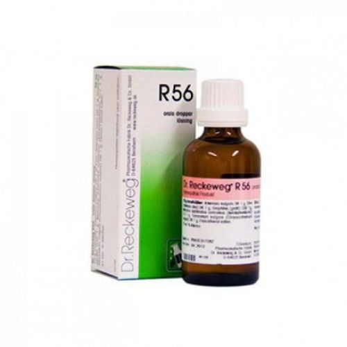  - R56 de Reckeweg es un medicamento homeopático indicado como vermífugo (para matar lombrices)