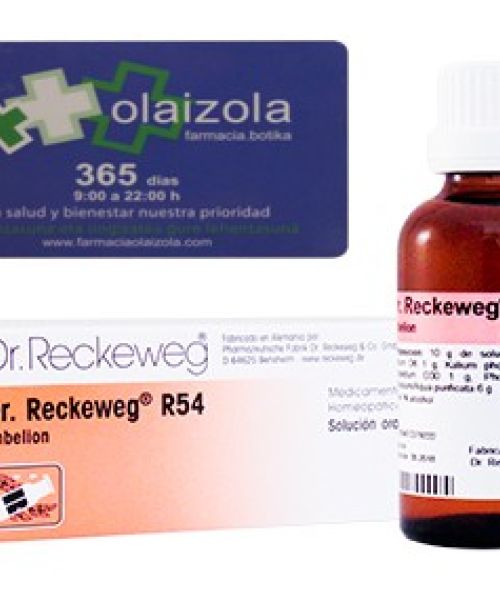 Dr.Reckeweg R54-IMBELION gotas 50 ml - R54 IMBELION GOTAS es un medicamento homeopático indicado para la falta de memoria. Trastornos del desarrollo psíquico de niños, dificultad escolar. Agotamiento mental. Reconstituyente cerebral.