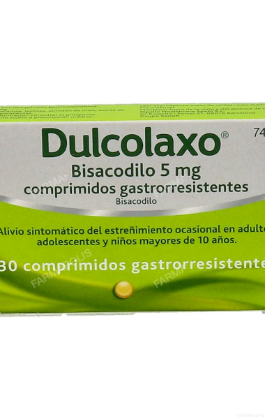 Dulcolaxo bisacodilo (5 mg)