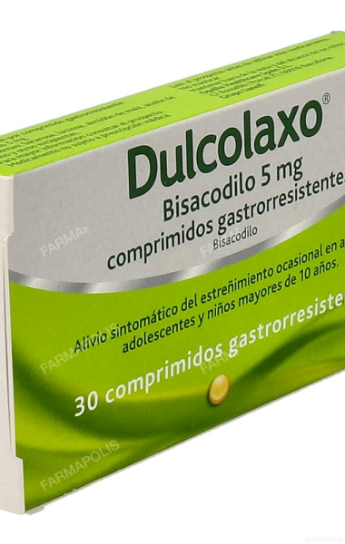 Dulcolaxo bisacodilo (5 mg)