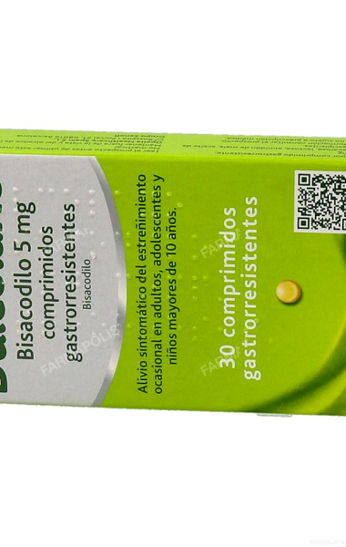 Dulcolaxo bisacodilo (5 mg)