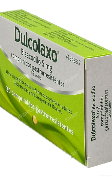 Dulcolaxo bisacodilo (5 mg)