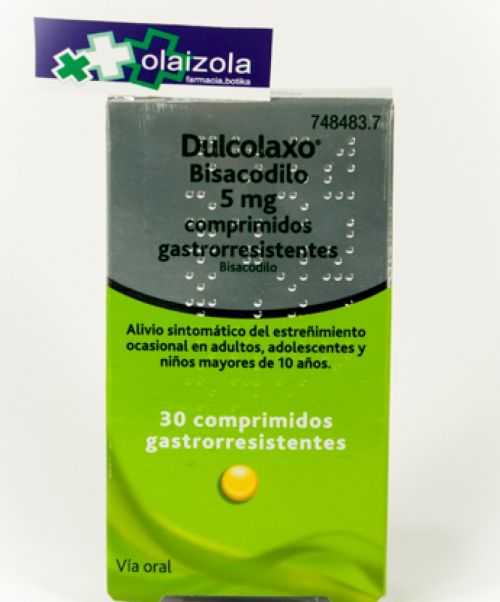 Dulcolaxo bisacodilo (5 mg) - Son unos comprimidos laxantes para aliviar el estreñimiento