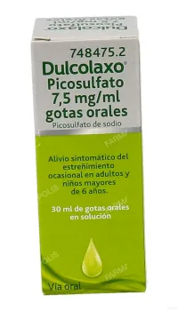 Dulcolaxo picosulfato 7.5 mg/ml 