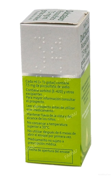 Dulcolaxo picosulfato 7.5 mg/ml 