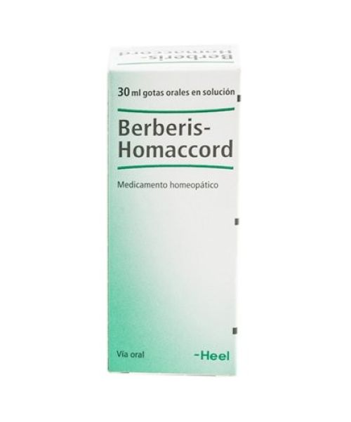 Berberis-Homaccord  - Es un medicamento homeopático especialmente indicado para procesos inflamatorios e irritativos (con o sin concreciones) a nivel del tracto urogenital y de las vías biliares. Indicado para cistitis, y cólicos.