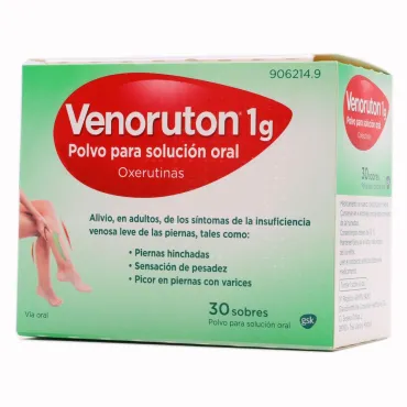  - Medicamento para el alivio de la insuficiencia venosa leve de las extremidades inferiores.