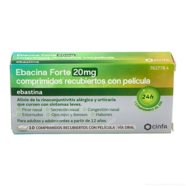 Ebacina forte 20 mg