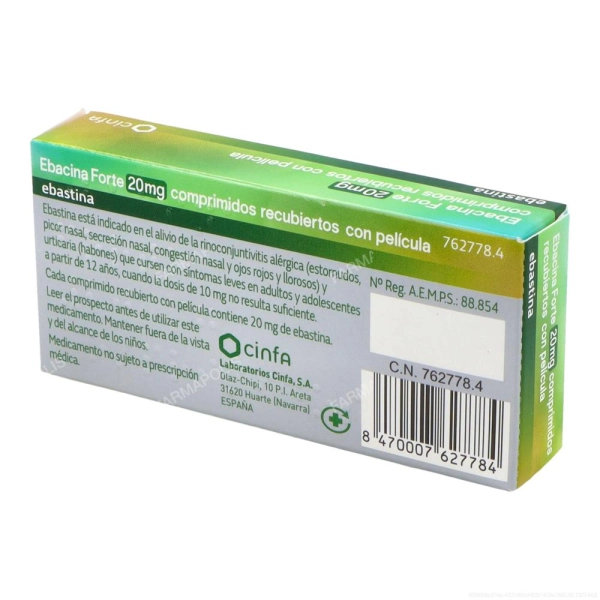 Ebacina forte 20 mg