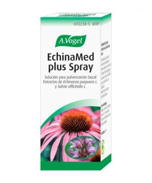 Echinamed plus spray - Antiviral que sube las defensas y evita que el virus vaya a mas. Es un medicamento tradicional a base de plantas indicado para el tratamiento de los síntomas del resfriado común.