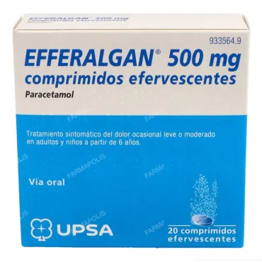  - Paracetamol para tratar los diferentes tipos de dolores, bajar la fiebre y calmar el malestar general. Válidos para el dolor de cabeza, de muelas, de boca en general, de regla, de espalda, golpes...