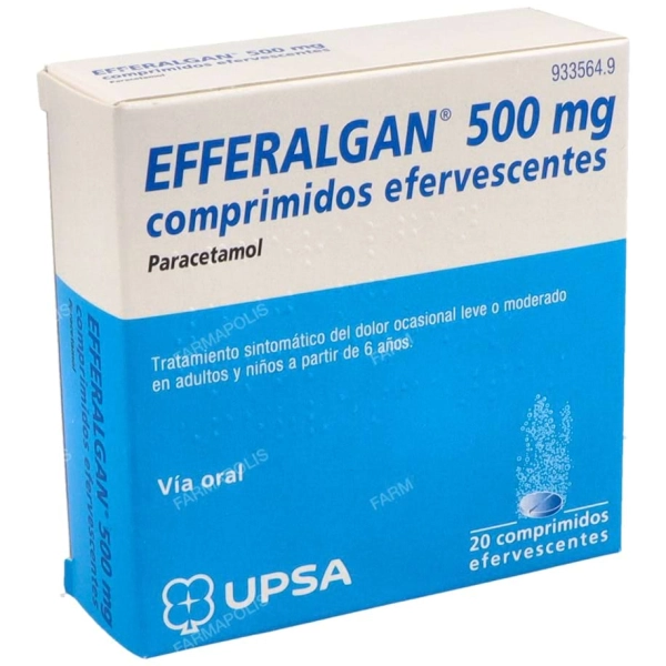 Efferaldol 500 mg (Efferalgan)