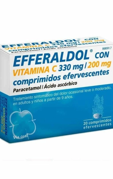 Efferaldol con Vitamina C 330 mg/200 mg