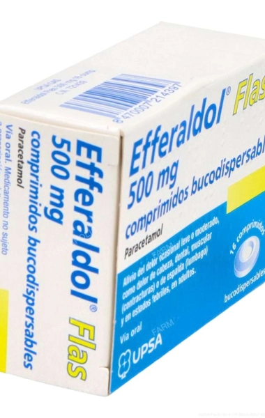 Efferaldol flas 500 mg