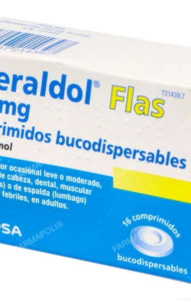 Efferaldol flas 500 mg