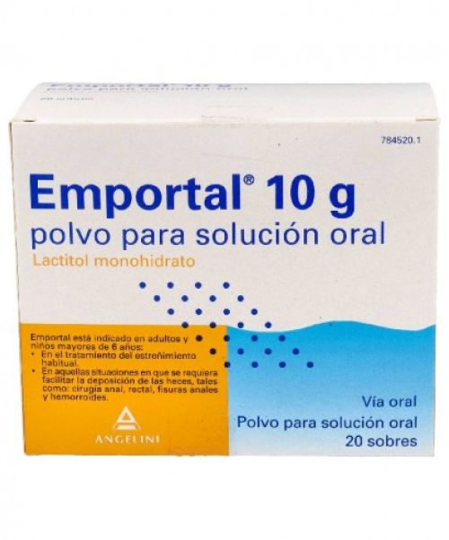 Emportal 10g polvo para solución oral - Sobres para tratar el estreñimiento ocasional.