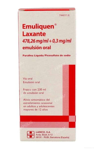 Emuliquen laxante 